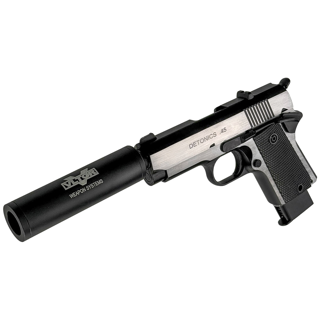"1911 Stainless" Detonics Steel Competition Custom 1911 - Gel Blaster (Metal)