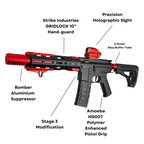 "Rogue Red" Comp Stage 3 GBU Custom - Gel Blaster (Metal)