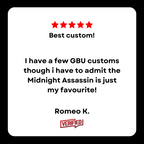 "Midnight Assassin" Comp GBU Custom - Gel Blaster (Metal)