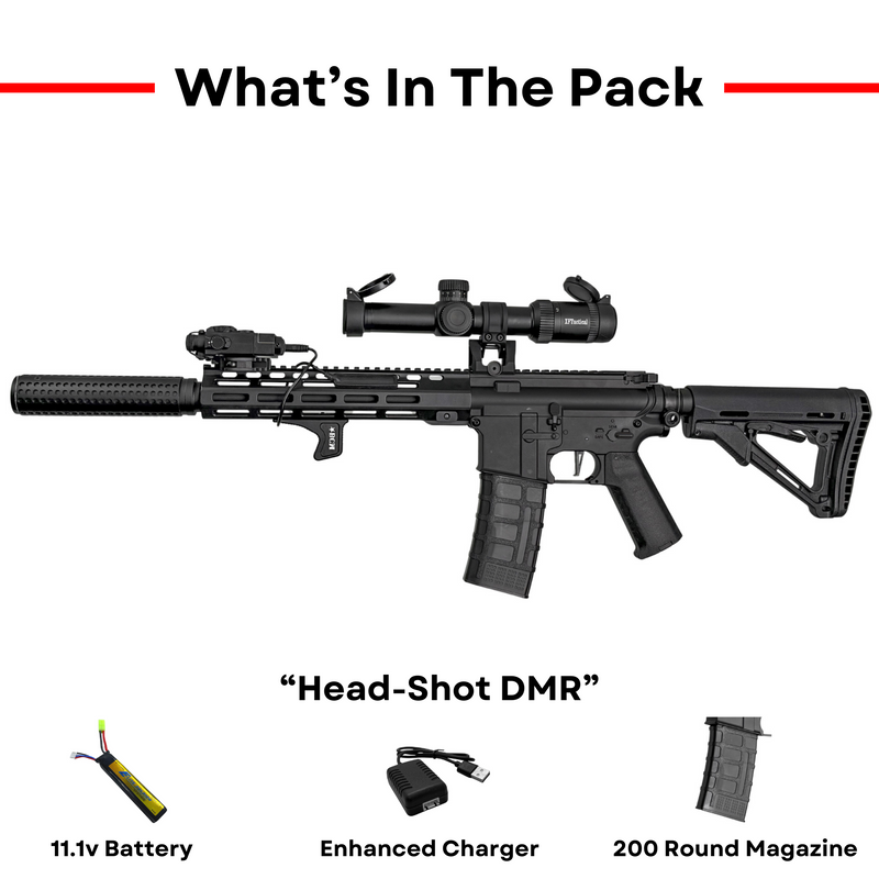 "Head-Shot DMR" Comp GBU Custom - Gel Blaster