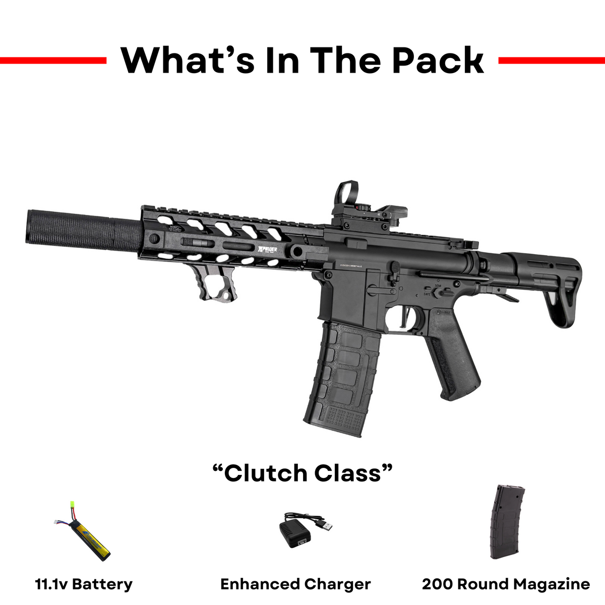 "Clutch Class" GBU Custom - Gel Blaster