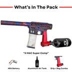 "X MAC Super Comp" GBU Custom HPA - Gel Blaster (Metal)