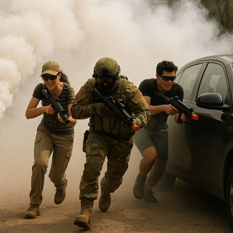 Wire-Pull Mock Smoke Grenade