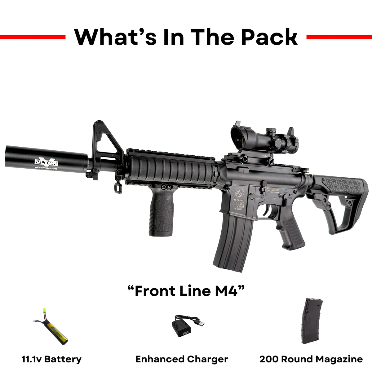 "Front Line M4" GBU Custom - Gel Blaster