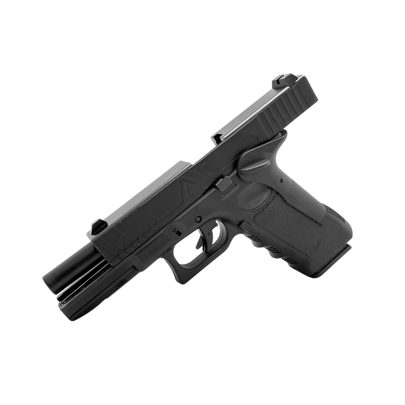 Double Bell G "756-US" Metal Green Gas Blowback Pistol - Gel Blaster