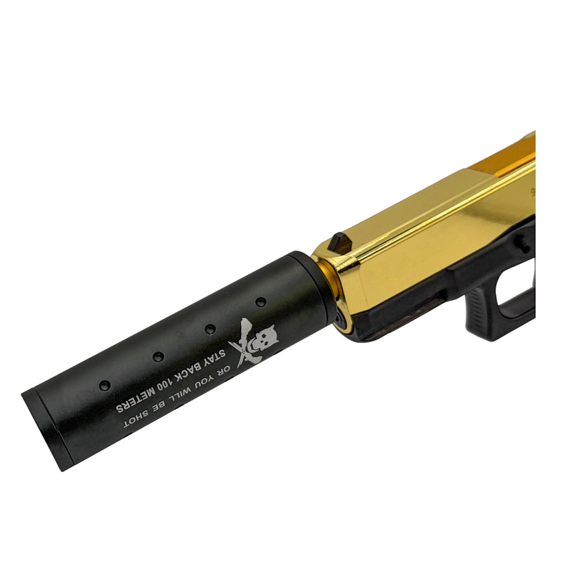 "Gold Finger" Custom Tactical Gas Pistol - Gel Blaster