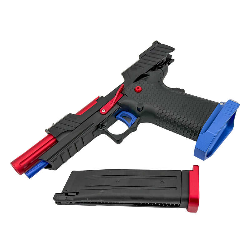 "Superman"  Metal Gas Blowback Competition Pistol - Gel Blaster