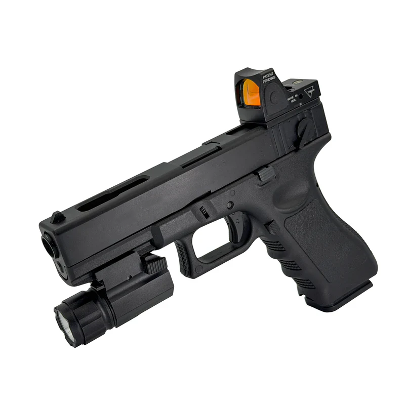 "G18 Auto Tactical" Competition Custom Pistol - Gel Blaster (Metal)