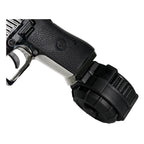 Chrome Silver Desert Eagle Drum Mag Electric Blow Back Pistol - Gel Blaster