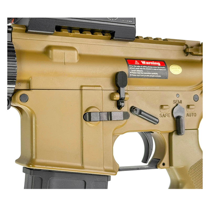 "Sandstorm Optical" GBBR Custom Gas Blow Back Rifle - Gel Blaster
