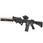 "Navy Ops Extreme" (Black) Double Bell Comp GBU Custom - Gel Blaster (Metal)