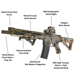 "Camo Carnage" GBU Custom - Gel Blaster