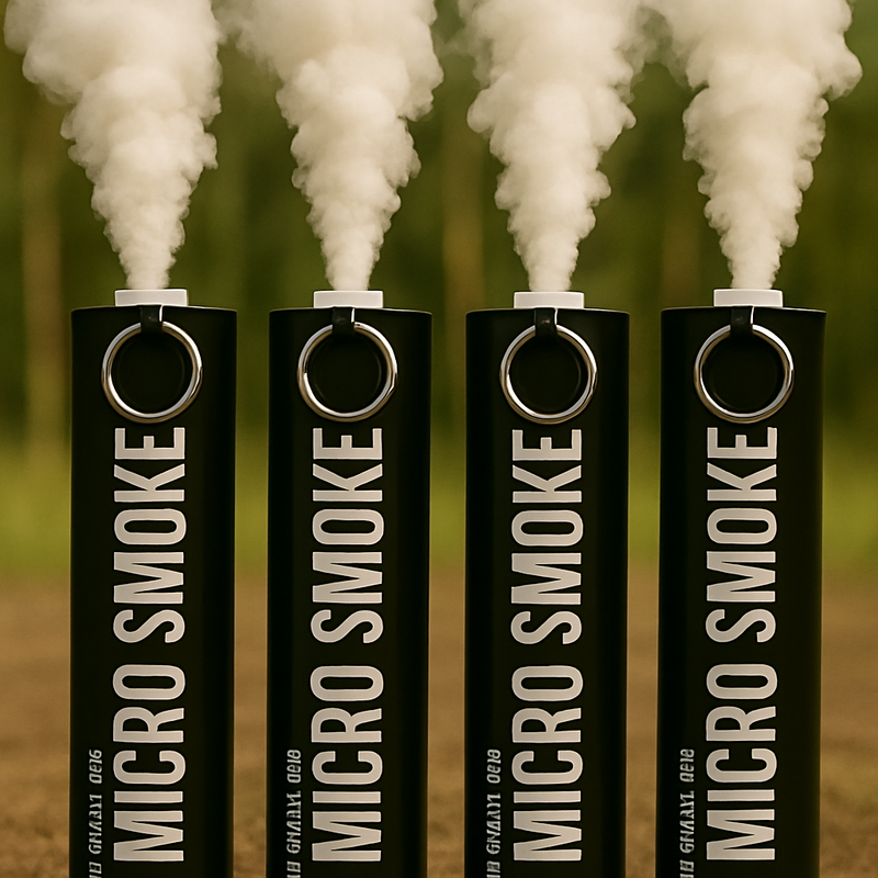 4 Pack Wire-Pull Mock Smoke Grenade