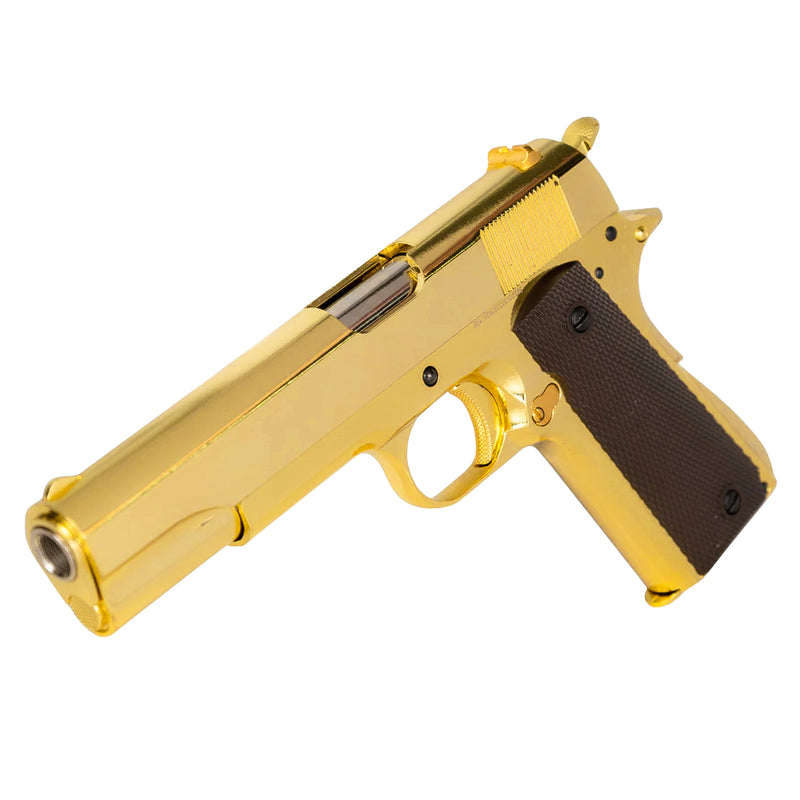 Golden Eagle 3305 GD 1911 Green Gas Pistol - (Gold)