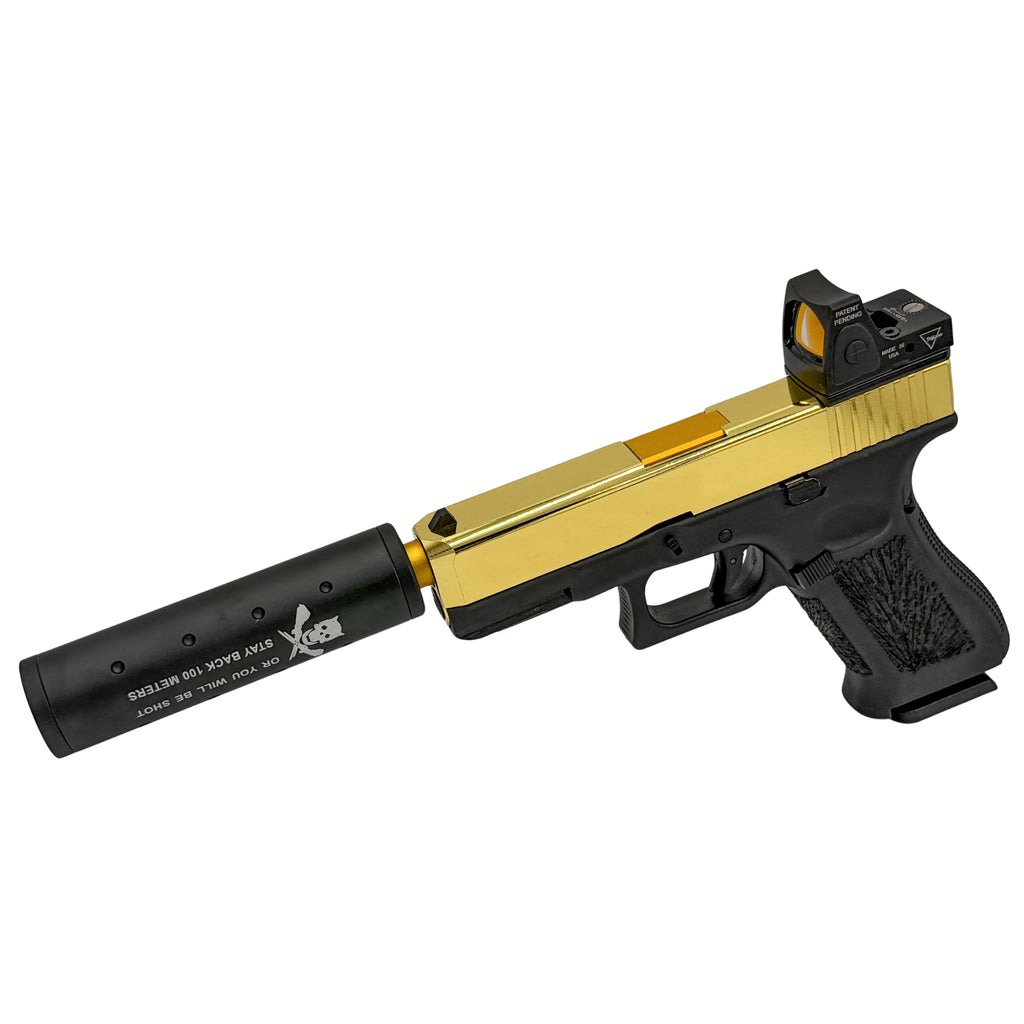 "Gold Finger" Custom Tactical Gas Pistol - Gel Blaster