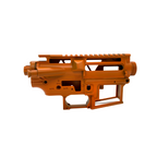 Custom Painted CNC V2 Receiver "Transparent Orange" for Gel Blaster