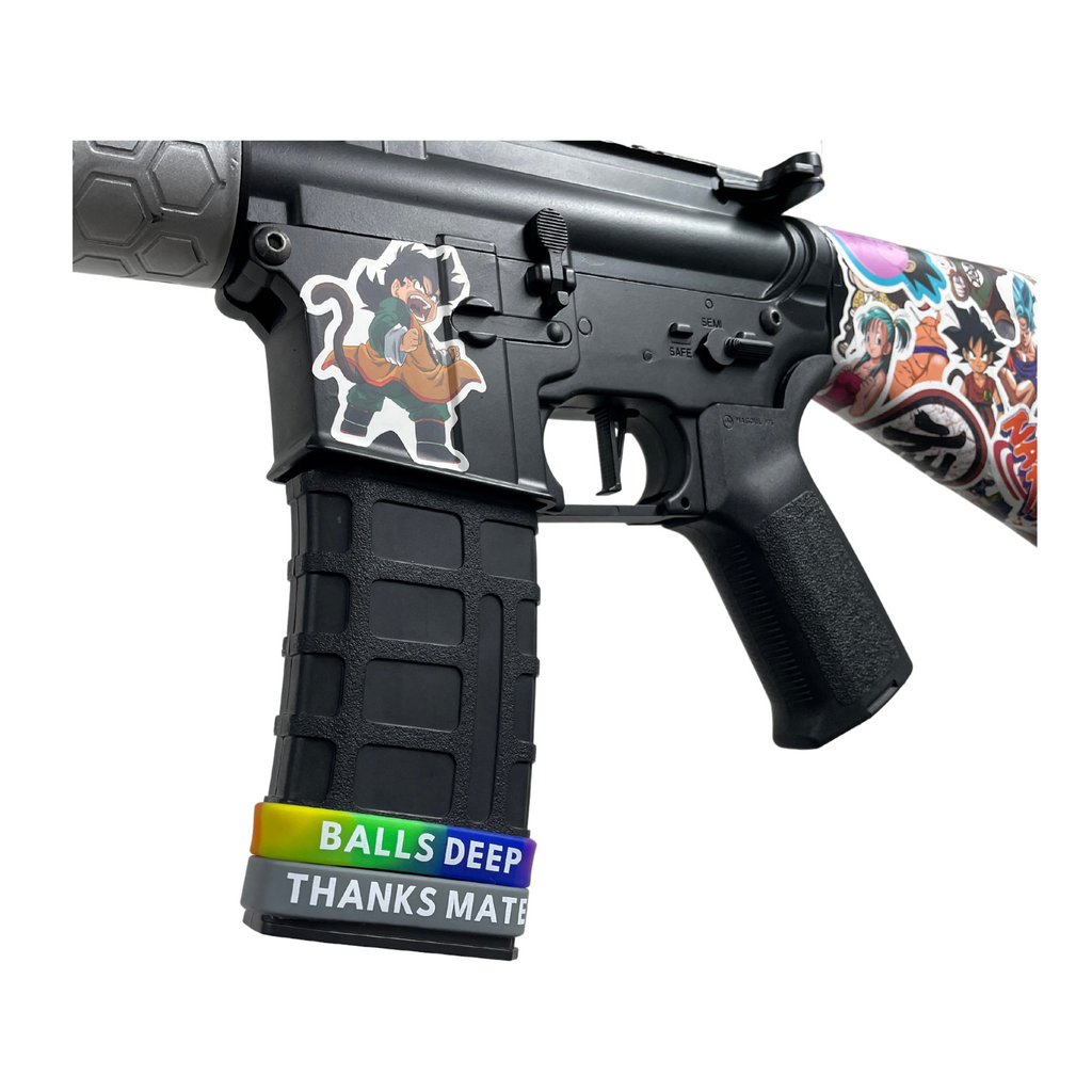 "Anime Sticker Bomb" GBU Custom - Gel Blaster (Metal)