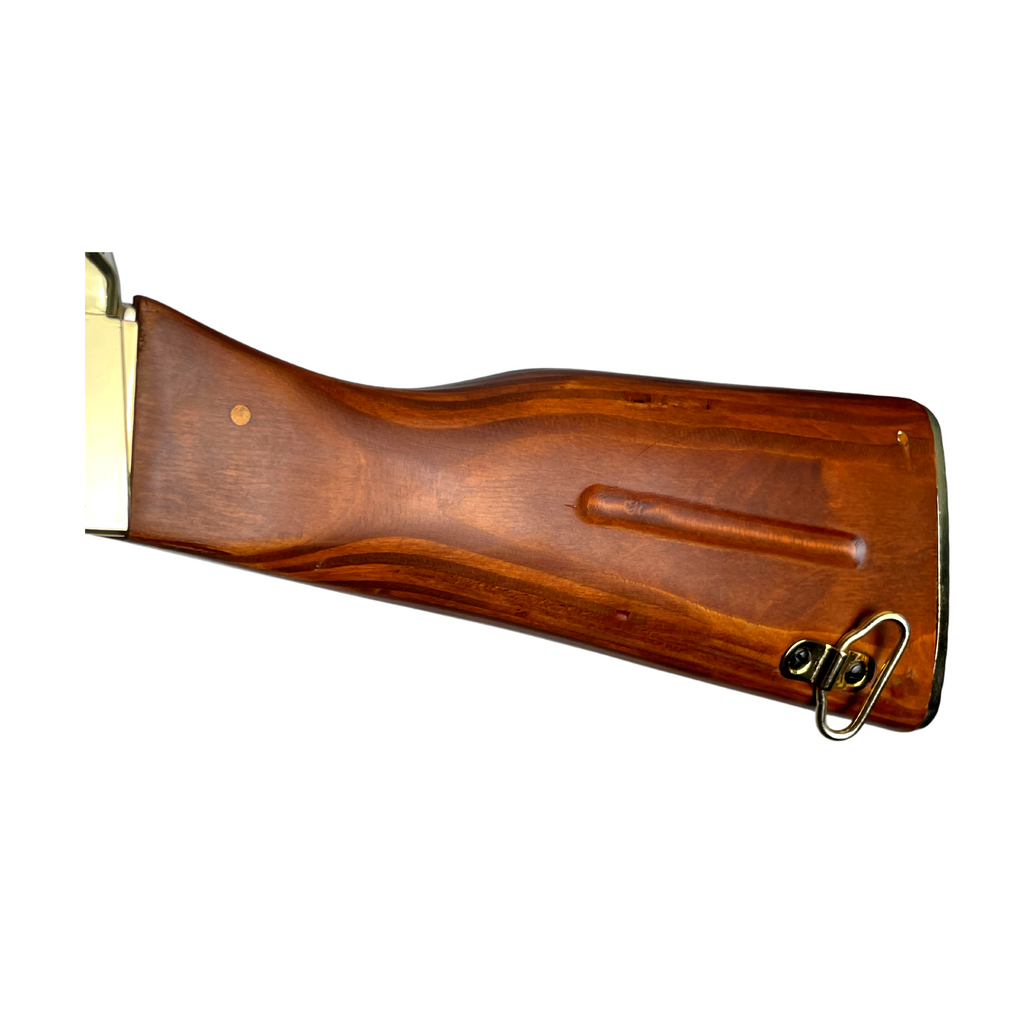 Double Bell Gold AK47 Metal/ Wood - Gel Blaster