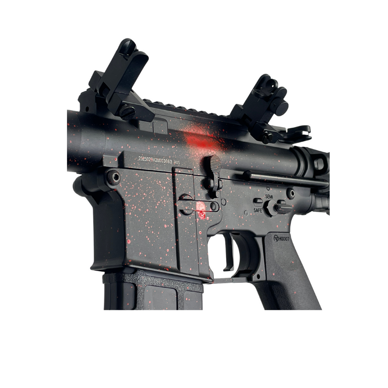 "Hit Splat" Comp GBU Custom - Gel Blaster (Metal)