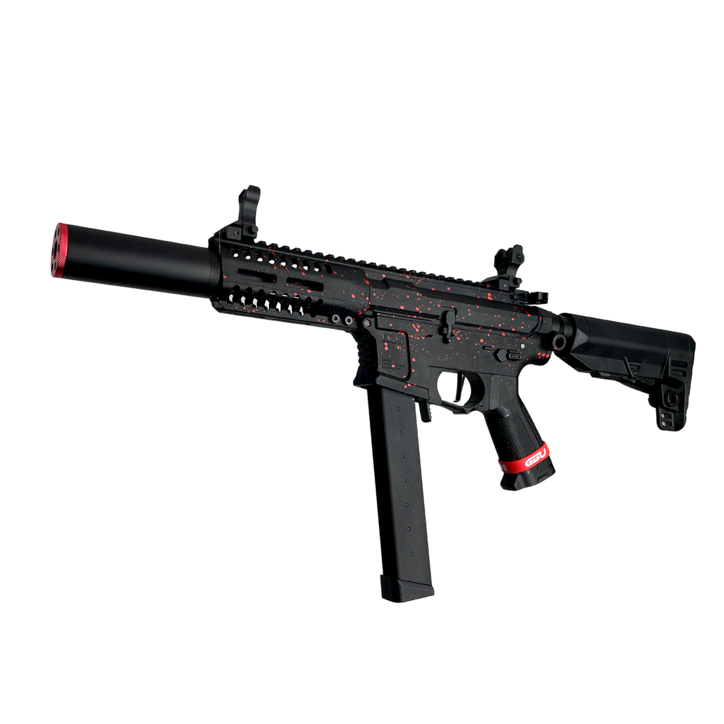 "Splattered" ARP-9 Comp GBU Custom - Gel Blaster (Metal)