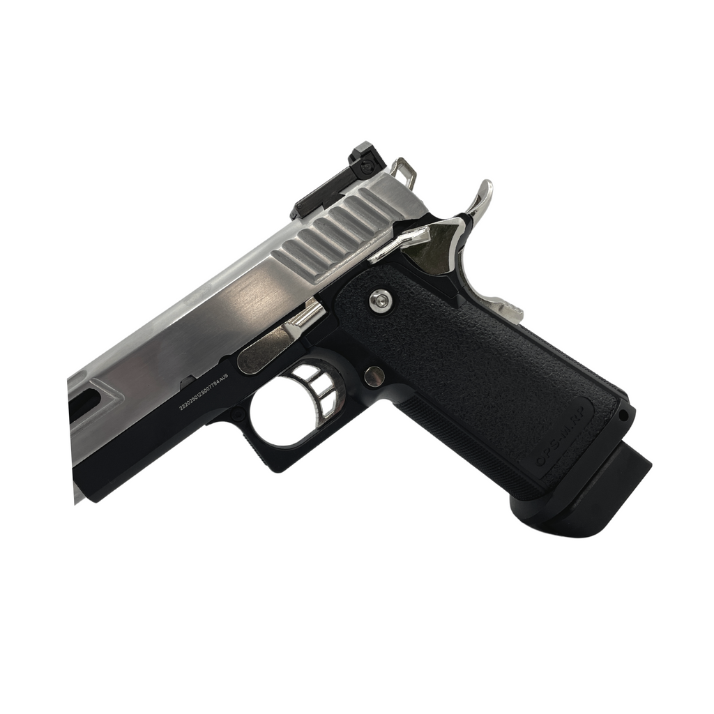 "Polished" Custom GMX G/E 3302 Hi-Capa 5.1 Gas Pistol - Gel Blaster