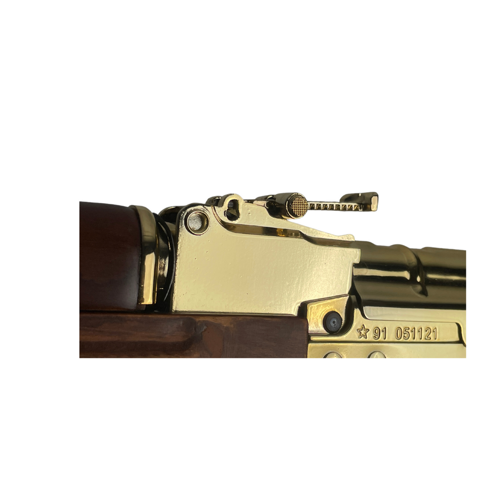 Double Bell Gold AK47 Metal/ Wood - Gel Blaster