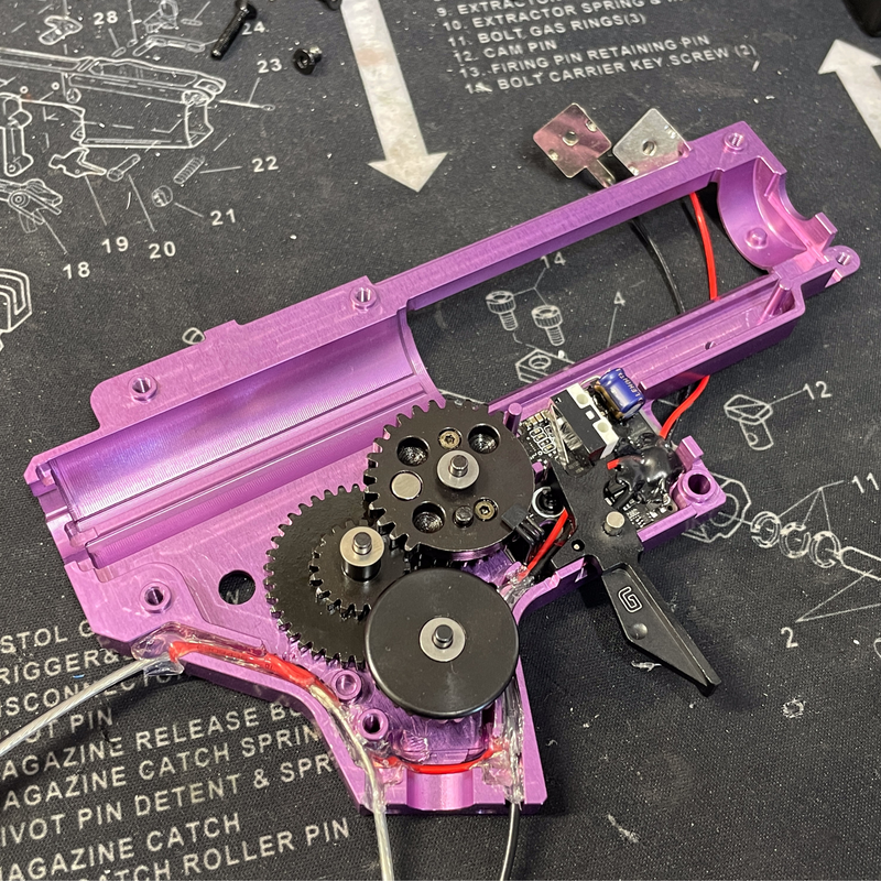 "ProSim" MilSim/ Speedy Boi Comp Stage 4 GBU Custom - Gel Blaster (Metal)