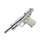 Nickel Plated Ivory 3305 Custom G/E 1911 Gas Pistol - Gel Blaster